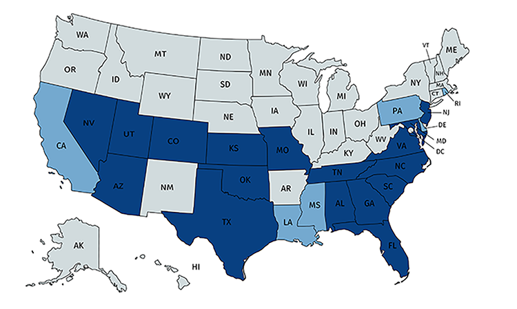 American Property Insurance coverage areas